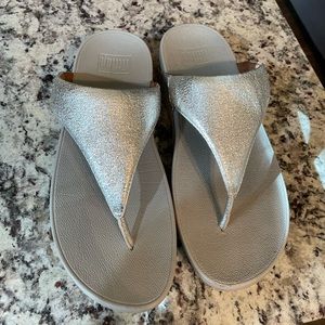 FitFlop silver ladies size 10